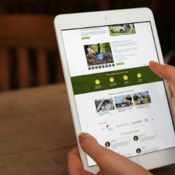 eCouleur Referenz nachhaltiges Design Mobil-in-Offenburg Webdesign Tablet