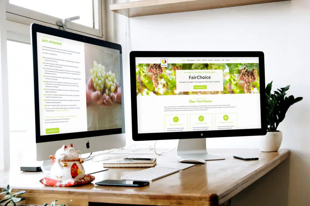 Website-Relaunch in WordPress – modern, klar und zielgruppengerecht für das FairChoice® Nachhaltigkeitssiegel.