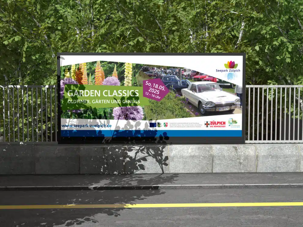 Seit fast zehn Jahren gestaltet eCouleur vielfältige Printmedien – von Plakaten und Bannern bis zu Flyern und Beschilderungen – im einheitlichen CD.