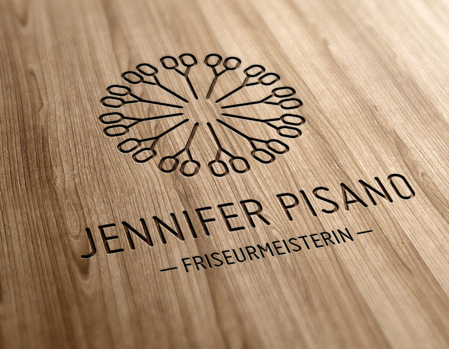 eCouleur Referenz nachhaltiges Design Pisano Frieseurin Corporate Design Logo