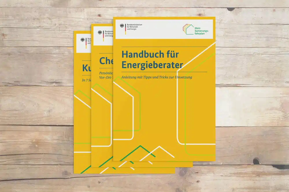 eCouleur Referenz nachhaltiges Design DENA Printdesign iSFP BMWI Broschueren