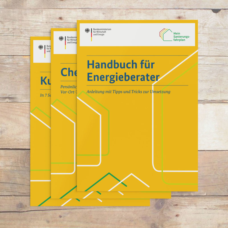 eCouleur Referenz nachhaltiges Design DENA Printdesign iSFP BMWI Broschueren