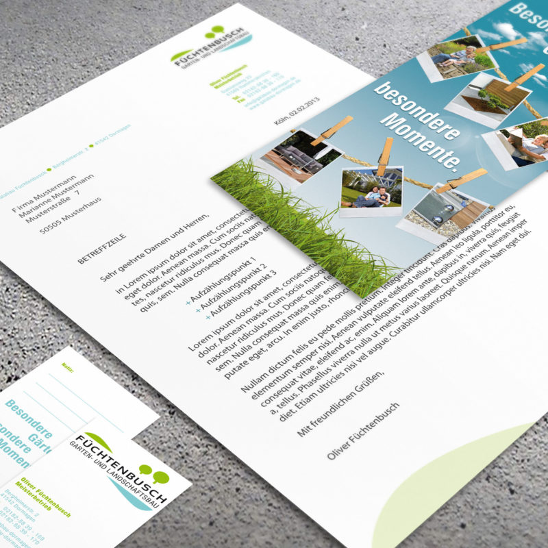 eCouleur Referenz nachhaltiges Design Galabau Fuechtenbusch Geschaeftsausstattung eCouleur Referenz nachhaltiges Design Galabau Fuechtenbusch Geschaeftsausstattung