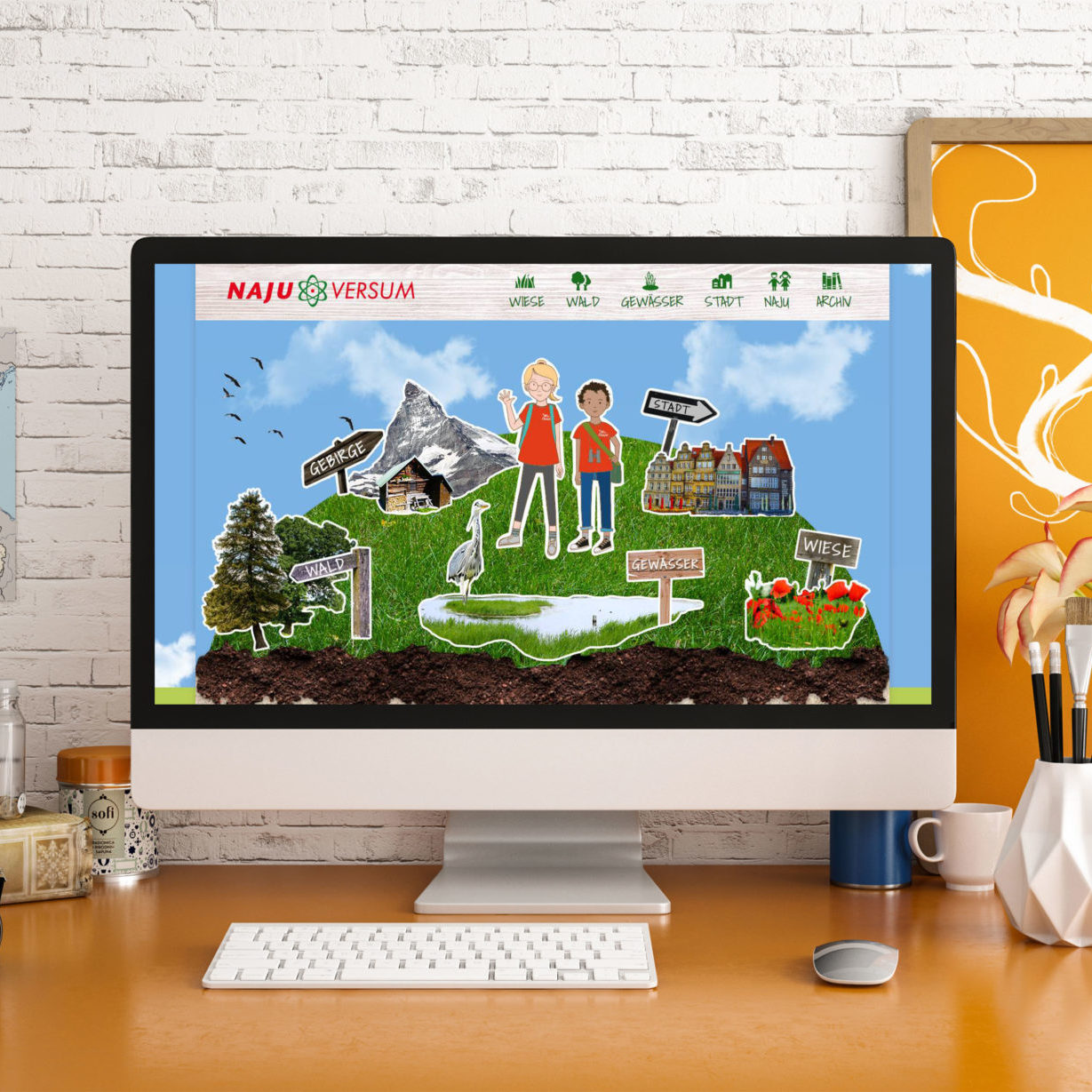 eCouleur Referenz nachhaltiges Design Najuversum responsive Webdesign Wordpress