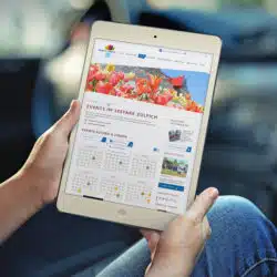 eCouleur Referenz nachhaltiges Design Seepark Zülpich Webdesign iPad